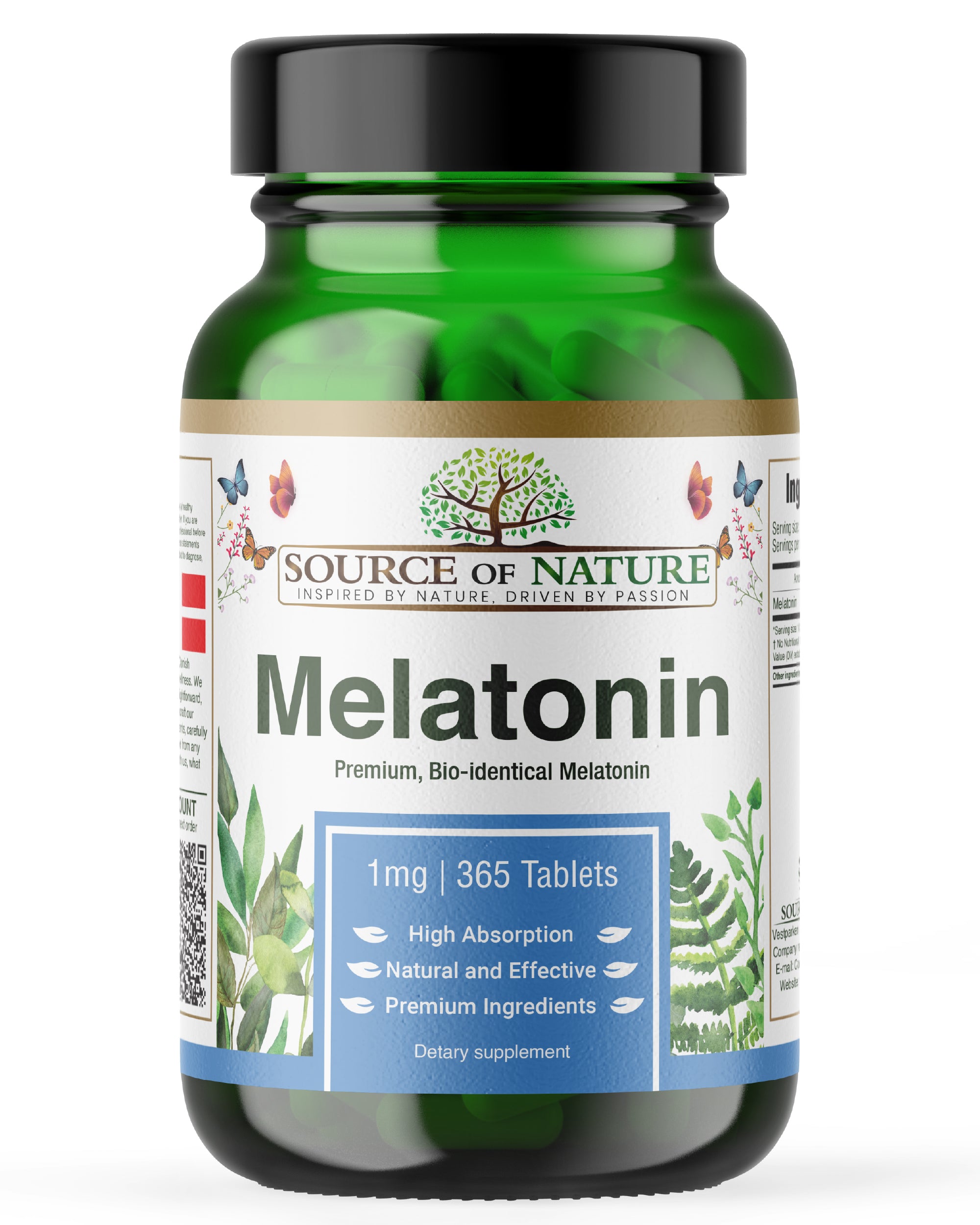 1mg Melatonin | 365 Tablets | 2-Years Supply
